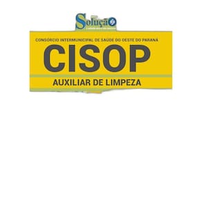 Apostila Concurso Cisop 2019 - Auxiliar De Limpeza