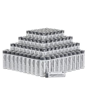Bateria Amazon Basics AA alcalina 1,5 V, pacote com 200