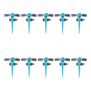 Kit 10 Irrigador Aspersor 360 Jatos Grama Jardins Horta
