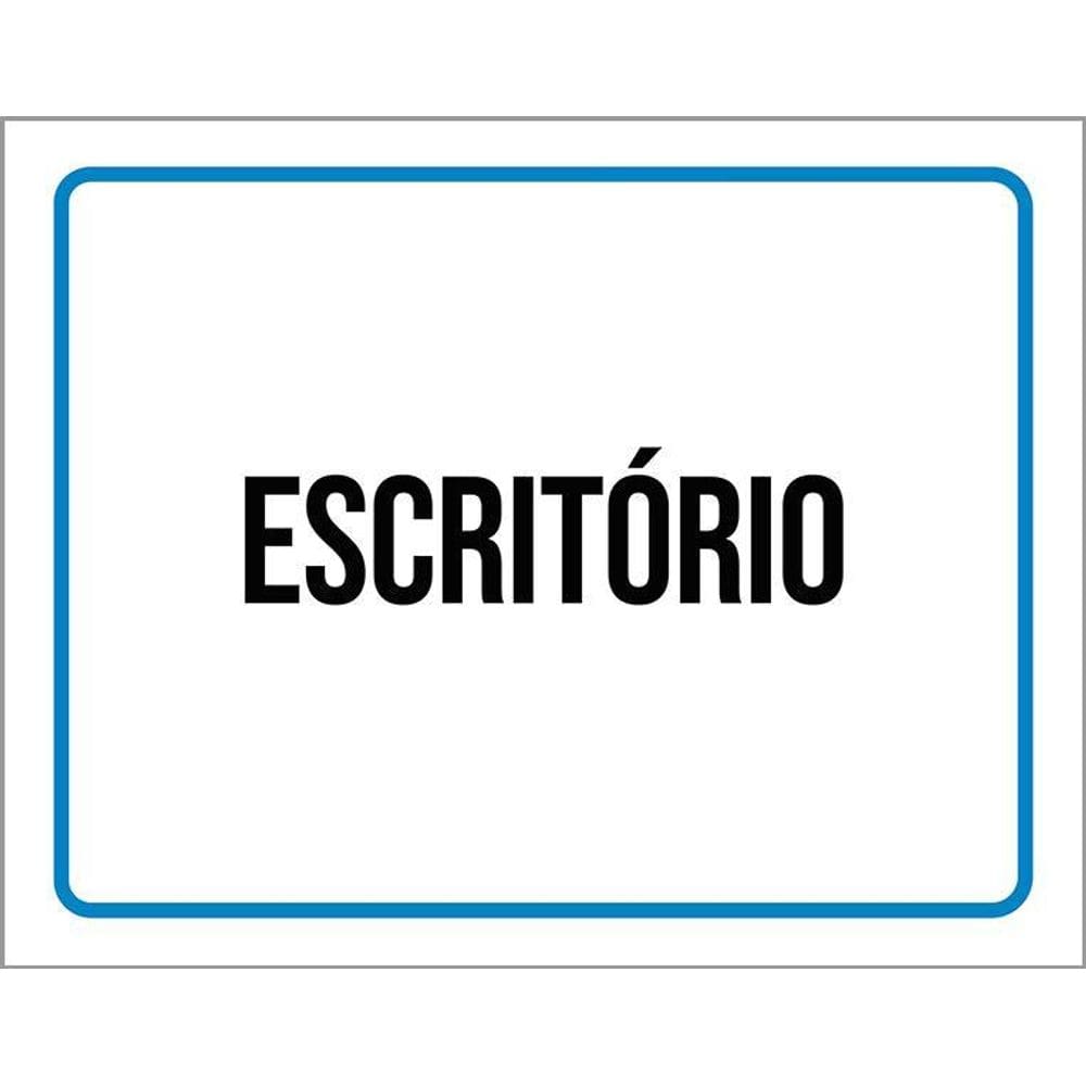 Kit 3 Placas Ambiente Sinalização Setor Escritório