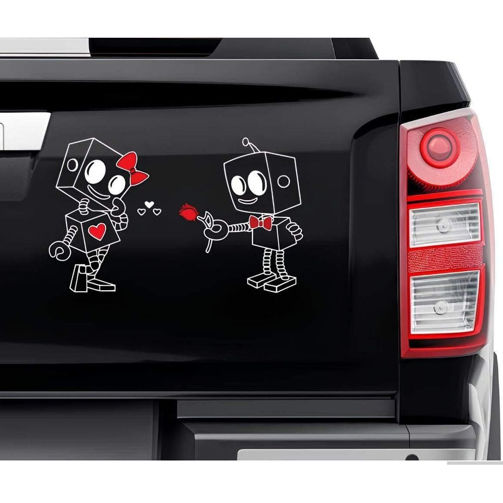 Adesivo De Carro Robo Apaixonado