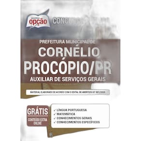 Apostila Cornélio Procópio - Auxiliar De Serviços Gerais