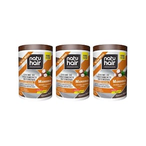 Creme De Tratamento Natuhair 1K Mandioca - Kit Com 3Un