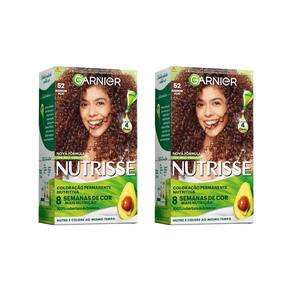 Coloraçao Nutrisse 52 Castanho Cl Acaju/Marrom Açaí-Kit2Un