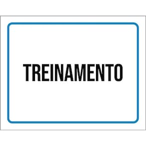 Kit 3 Placas Ambiente Sinalização Setor Treinamento