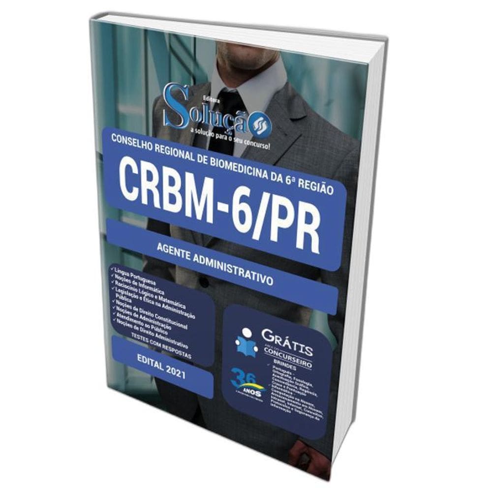 Apostila Crbm 6 Pr - Agente Administrativo