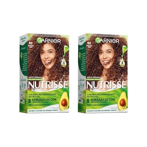 Coloraçao Nutrisse 52 Castanho Cl Acaju/Marrom Açaí-Kit2Un