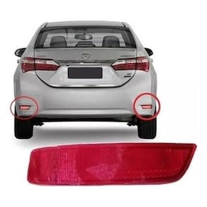 Par Lanterna Para-Choque Corolla 2014 Vermelho