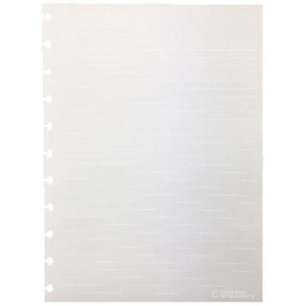 Refil Pautado Linha Branca Grande 90G Ci