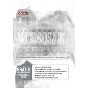 Apostila Concurso Amargosa Ba - Assistente Administrativo