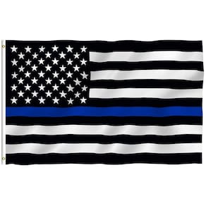 Bandeira Anley Fly Breeze Thin Blue Line EUA 90x150cm Poliéster