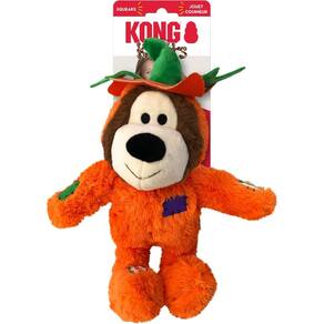 Pelúcia Kong Wild Knots Bear Brinquedo Abóbora Com Corda Para Cachorro Grande