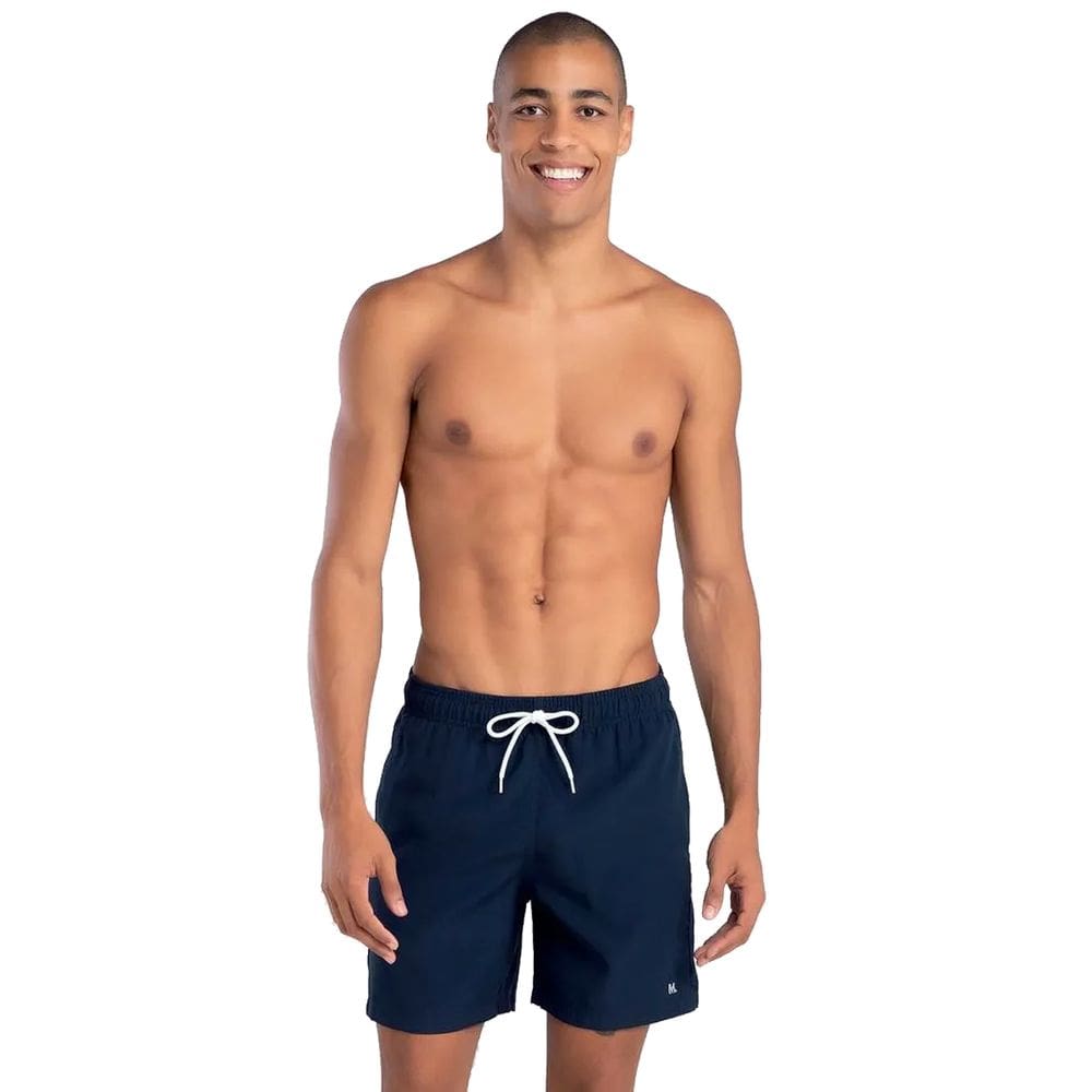Shorts Beachwear Masculino Liso Mash Plus Size - 615.10X