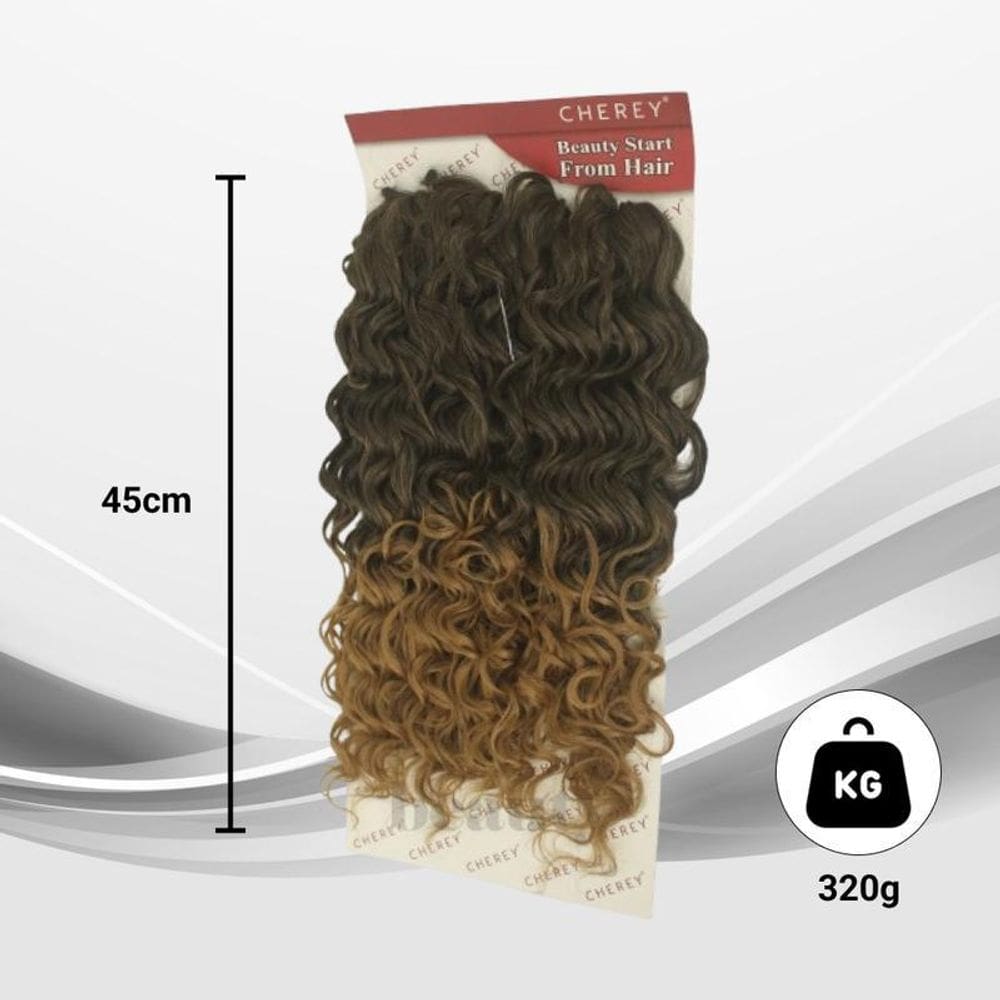 Cabelo Organico Crochet Zlp 320Gr 45Cm