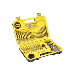 Conjunto de brocas DEWALT DT71563-QZ 100 peças para metal, madeira