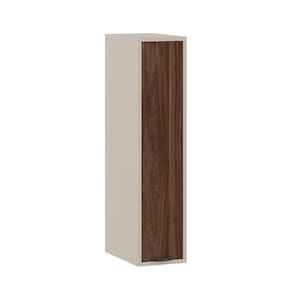 Armário Aéreo 20cm 1 Porta Stylo Luciane Móveis Cinammon/escarlate