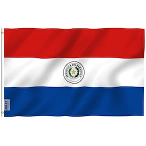 Bandeira Anley Fly Breeze Paraguai 90x150cm Poliéster
