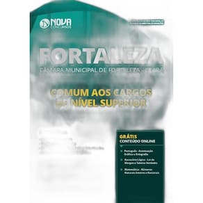 Apostila Câmara Fortaleza Ce 2019 - Cargos De Nível Superior