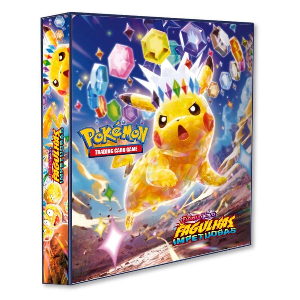 Album Pasta Fichário Pokemon Escarlate e Violeta | Casas Bahia
