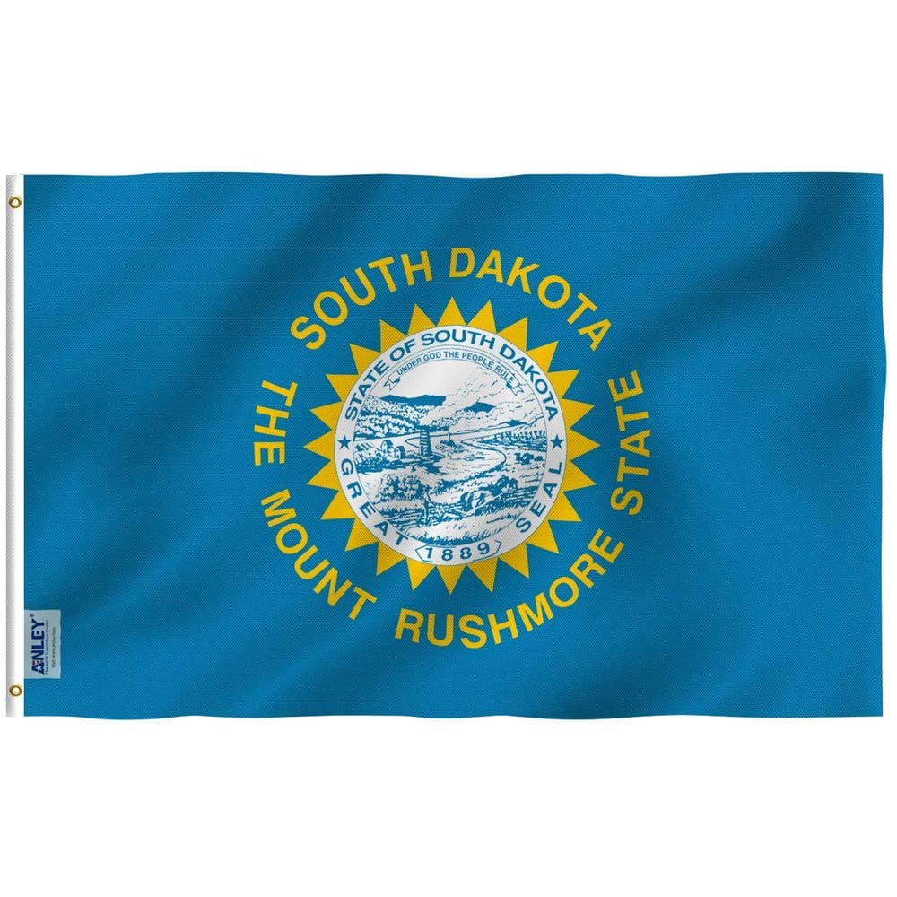 Bandeira Anley South Dakota State 90 x 150 cm Poliéster
