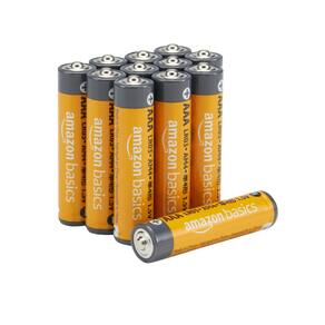 Pilhas alcalinas Amazon Basics AAA 1,5 V 12 unidades