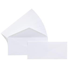 Envelopes para cartas comerciais Amazon Basics #10, pacote com 500