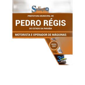 Apostila Pedro Régis Pb - Motorista E Operador De Máquinas