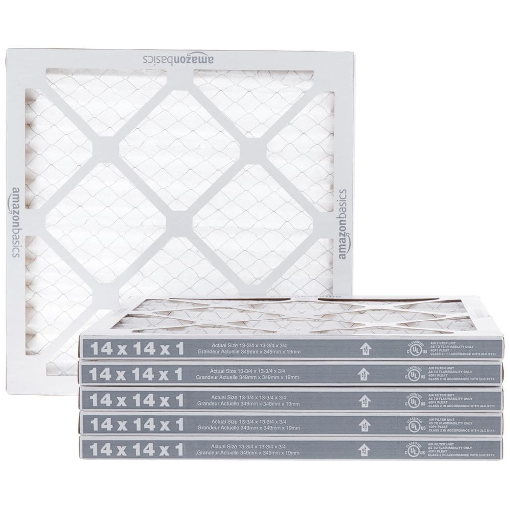 Filtro de ar Amazon Basics Merv 8 AC Furnace 14x14x1", pacote com 6