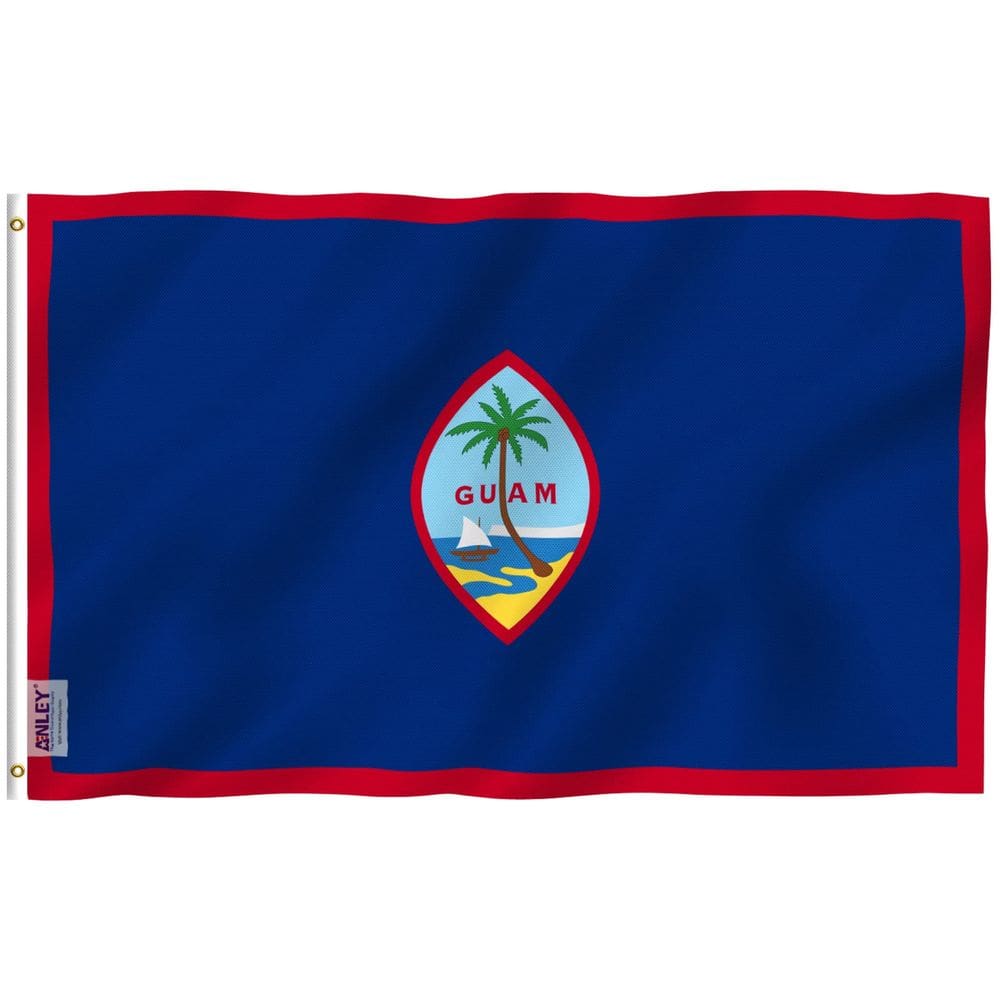 Bandeira Anley Fly Breeze Guam 90x150cm Poliéster