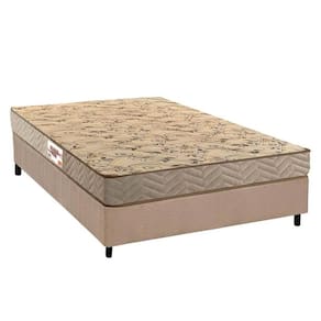 Conjunto Box Casal: Colchão Espuma Paropas Compact AG 65 / D28 Royalle Clean + Base CRC Suede Clean (138x188)