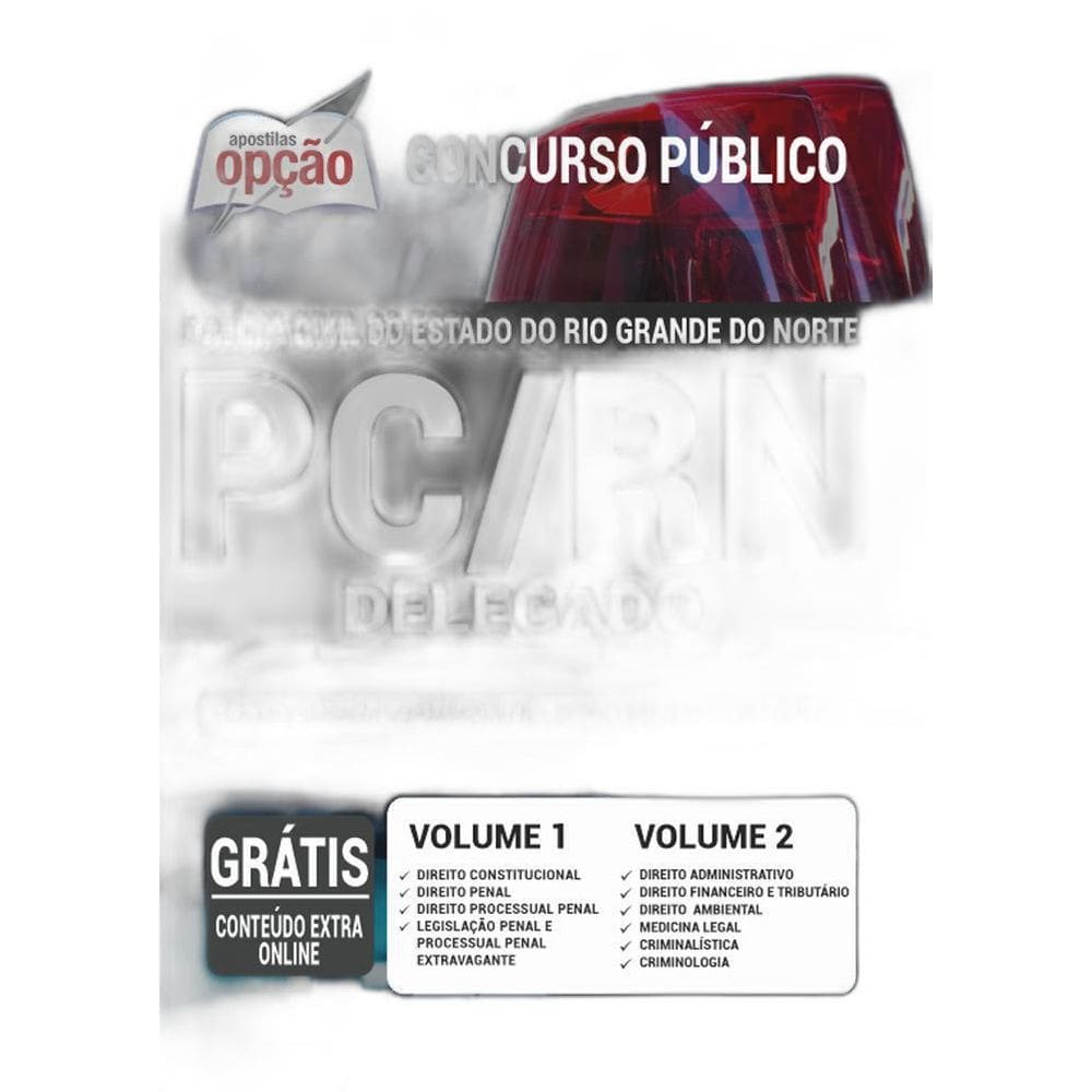 Apostila Concurso Pc Rn - Delegado