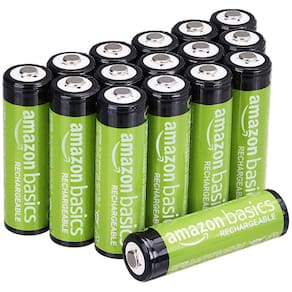 Baterias recarregáveis Amazon Basics AA NiMH 2000mAh x16
