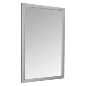 Suporte de parede retangular Mirror Amazon Basics 60x90cm de níquel