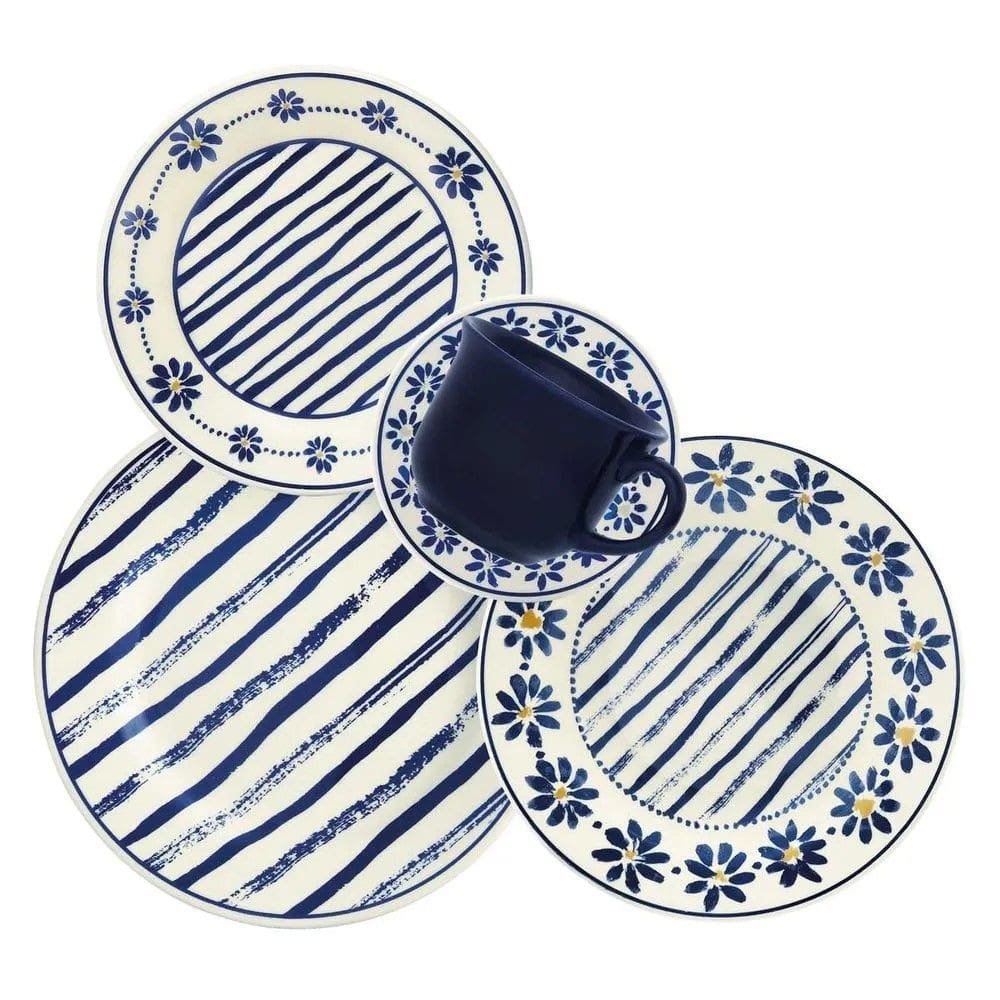 Aparelho de Jantar 30 Peças Donna Margarida Oxford