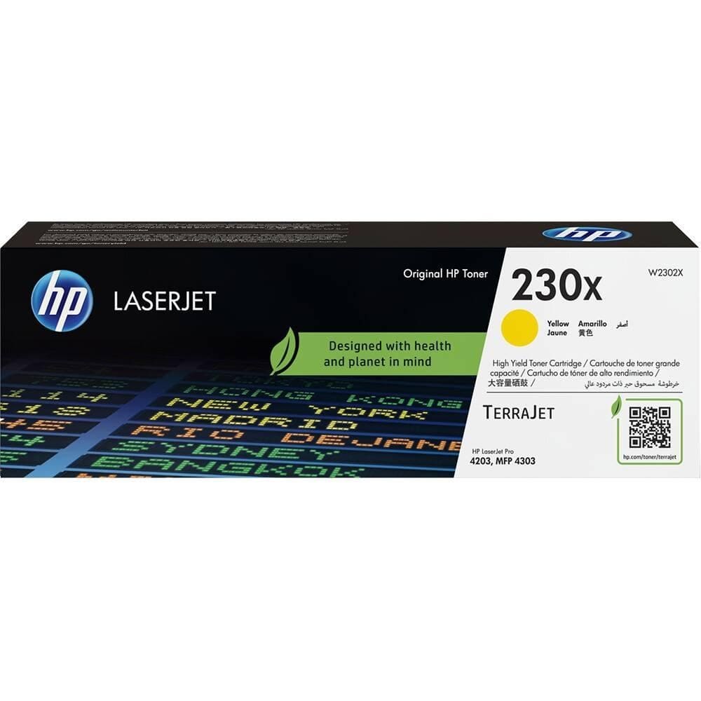 Toner Laser W2302X, Amarelo, PRO 4303FDW/PRO 4203DW , HP