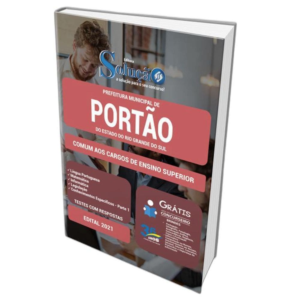 Apostila Prefeitura Portão Rs - Comum Cargos Ensino Superior