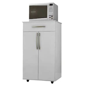 Balcão Multiuso Para Cozinha Juliana 2 Portas Branco Ajl