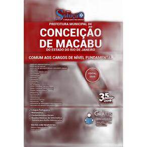 Apostila Conceição De Macabu Rj Cargos De Nível Fundamental