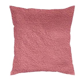 Capa de Almofada Jolitex Sherpa Rosa Peluda