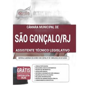 Apostila Câmara São Gonçalo - Assistente Técnico Legislativo