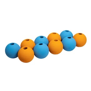 Brinquedos para cães Amazon Basics Interactive Fetch Rubber Balls x10