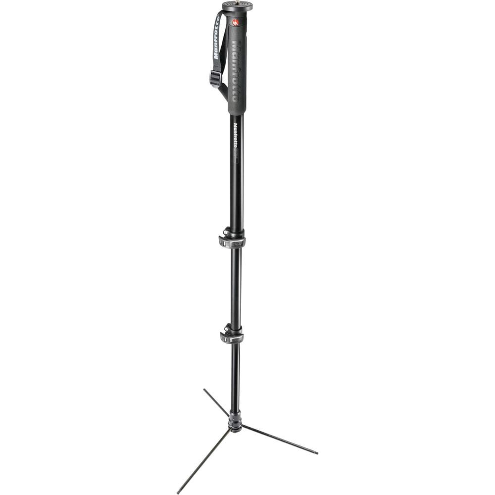 Monopé Manfrotto MMXPROA3B com pé de galinha