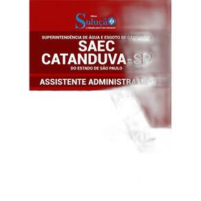 Apostila Saec Catanduva Sp - Assistente Administrativo