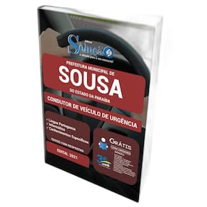 Apostila Concurso Sousa Pb - Condutor De Veículo De Urgência