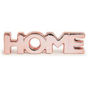 Enfeite Em Porcelana Home Rosa 21X2,5X06 Cm