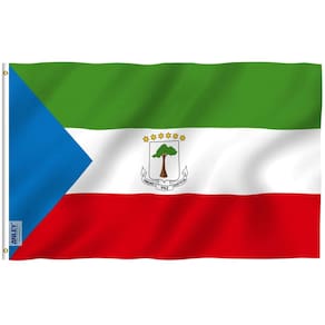 Bandeira Anley Fly Breeze Guiné Equatorial 90x150cm Poliéster