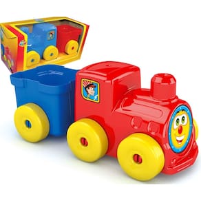 Trenzinho Infantil Carrinho Brinquedo Educativo Divertido