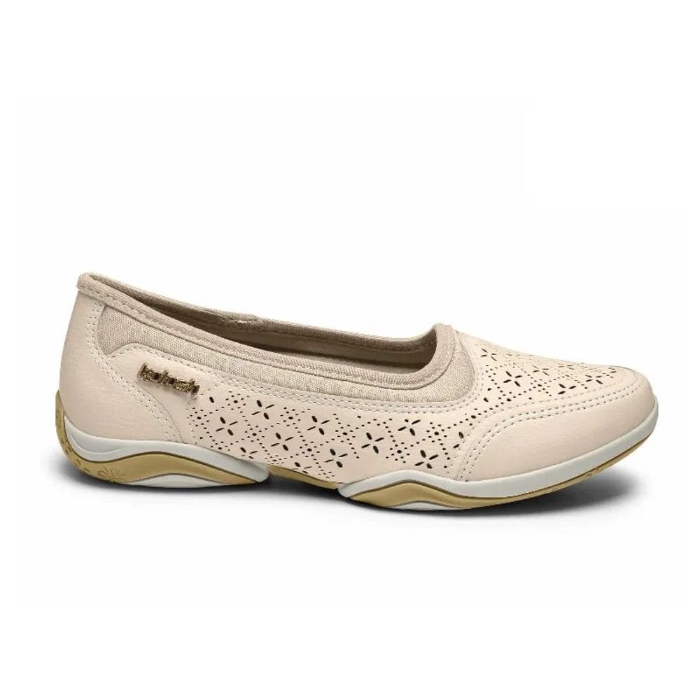 Tênis Kolosh Conforto Slip-On Recortes a Laser Feminino Machiato