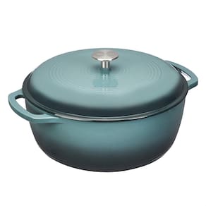 Forno holandês Amazon Basics Ferro fundido esmaltado 7,3 L cinza