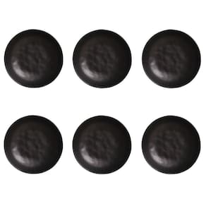 Conjunto De Pratos Fundos 06 Peças Linhas Preto Matte Porto Brasil